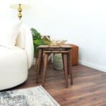 Brown Mid-Century Modern Wood Nesting Tables (Set of 3) 8 Brown Mid-Century Modern Wood Nesting Tables (Set of 3)