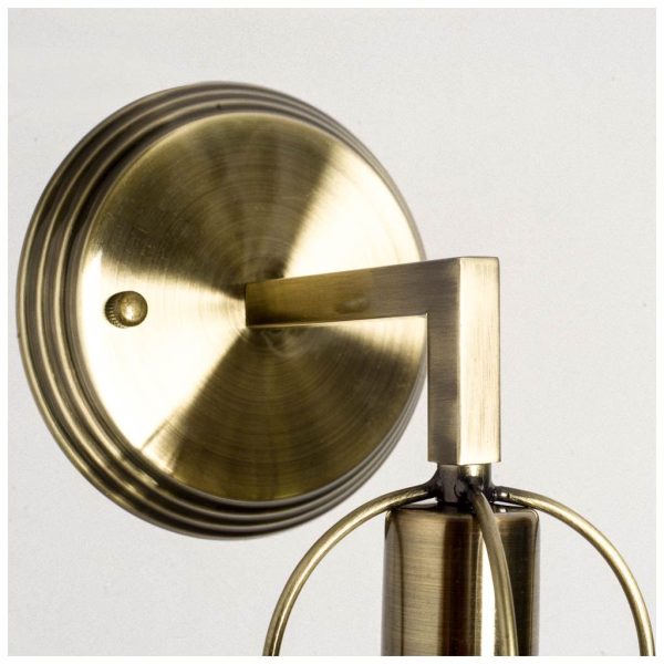 Hines II 6x14 Bronze Toned Metal Bulb Cage Wall Sconce 1