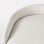 Hollyfield II Cream Fabric Seat W/ Gold Metal Base Bar Stool