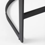 Hollyfield II Gray Fabric Seat W/ Gray Metal Base Counter Stool