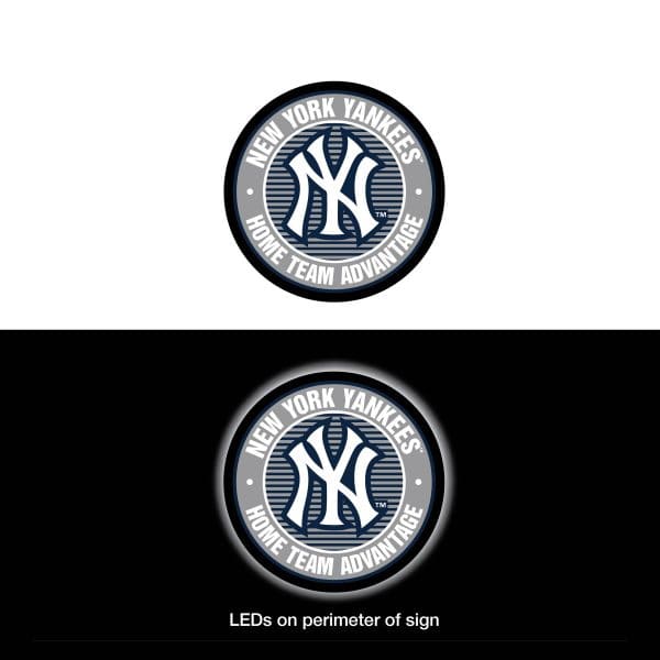Home Team Advantage New York Yankees LED Lighted Sign 1