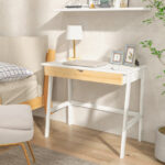 Compact Wooden Desk with Drawer for Small Home Office Spaces 13 Compact Wooden Desk with Drawer for Small Home Office Spaces