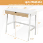 Compact Wooden Desk with Drawer for Small Home Office Spaces 12 Compact Wooden Desk with Drawer for Small Home Office Spaces