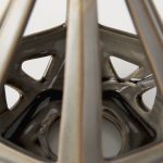 Hood 7.7L x 7.7W x 9.4H Bronze Geometric Ceramic Object
