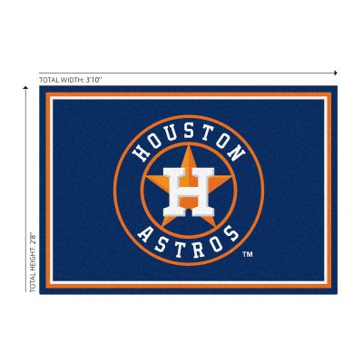 Houston Astros 3x4 Spirit Area Rug Officially Licensed MLB