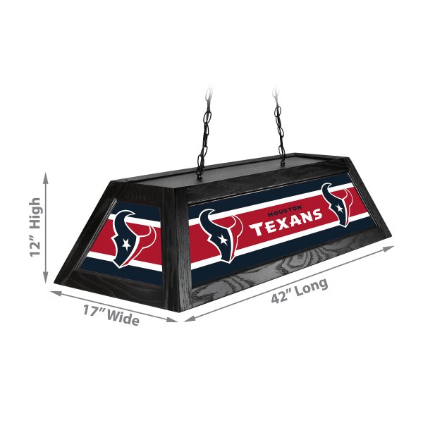 Houston Texans 42 Inch Acrylic NFL Billiard Lamp