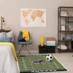 Houston Texans 4x6 Homefield Football Field Area Rug