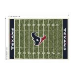 Houston Texans 4x6 Homefield Football Field Area Rug