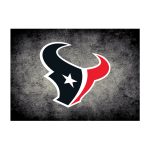 Houston Texans 6x8 Distressed WearOn Nylon Area Rug