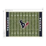 Houston Texans 6x8 Homefield Football Field Area Rug
