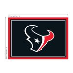 Houston Texans 6x8 Officially Licensed NFL Spirit Area Rug