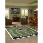 Houston Texans 8x11 Homefield Football Field Area Rug