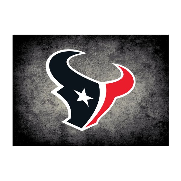Houston Texans 8x11 Officially Licensed Distressed Area Rug 1