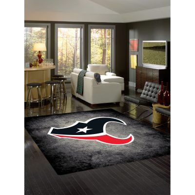 Houston Texans 8x11 Officially Licensed Distressed Area Rug
