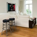 Houston Texans Chrome Logo Bar Stool