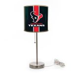 Houston Texans Chrome USB Charging Lamp with Shade Insert