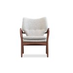 INGRID Lounge Chair Walnut Ash Frame Ribbed Fabric 11 INGRID Lounge Chair Walnut Ash Frame Ribbed Fabric