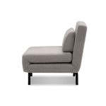 ISO Driftwood Swivel Chair Bed with Black Legs 7 ISO Driftwood Swivel Chair Bed with Black Legs