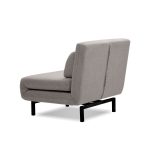 ISO Driftwood Swivel Chair Bed with Black Legs 8 ISO Driftwood Swivel Chair Bed with Black Legs