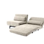 ISO Driftwood Swivel Sofa Bed Black Legs
