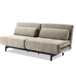 ISO Driftwood Swivel Sofa Bed Black Legs