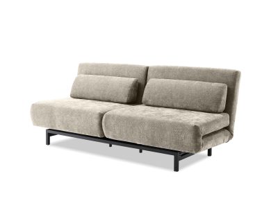 ISO Driftwood Swivel Sofa Bed Black Legs
