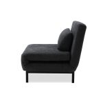 ISO Dusk Swivel Chair Bed Lounger Black Legs 8 ISO Dusk Swivel Chair Bed Lounger Black Legs