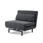 ISO Dusk Swivel Chair Bed Lounger Black Legs 7 ISO Dusk Swivel Chair Bed Lounger Black Legs