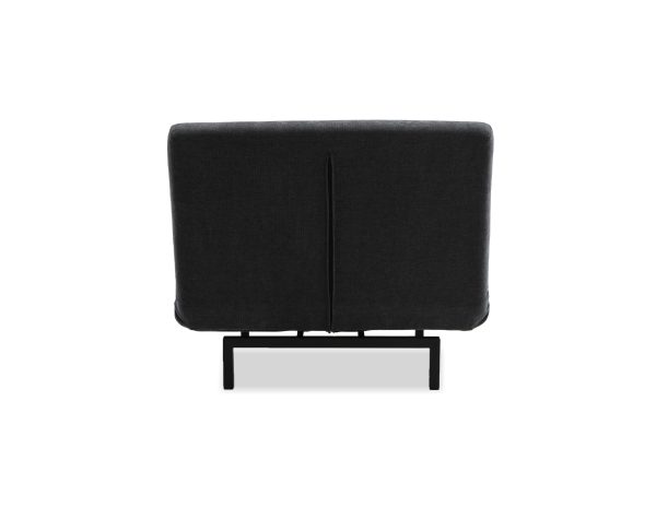 ISO Dusk Swivel Chair Bed Lounger Black Legs 3