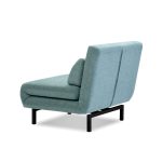 ISO Peacock Tweed Swivel Chair Bed Black Legs 9 ISO Peacock Tweed Swivel Chair Bed Black Legs