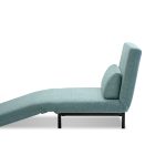 ISO Peacock Tweed Swivel Chair Bed Black Legs 11 ISO Peacock Tweed Swivel Chair Bed Black Legs