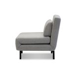 ISO Tweed Swivel Chair Bed Black Legs 8 ISO Tweed Swivel Chair Bed Black Legs