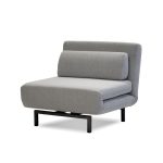 ISO Tweed Swivel Chair Bed Black Legs 7 ISO Tweed Swivel Chair Bed Black Legs