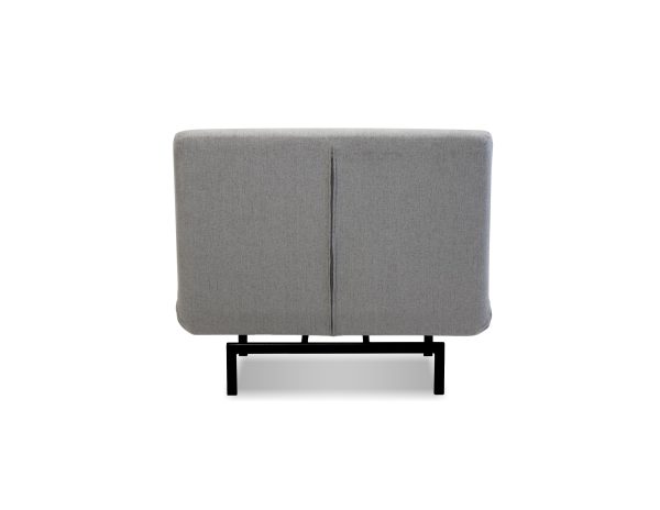 ISO Tweed Swivel Chair Bed Black Legs 3