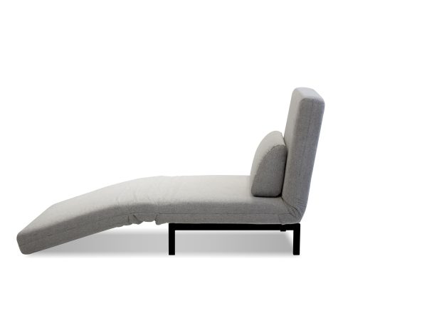 ISO Tweed Swivel Chair Bed Black Legs 4