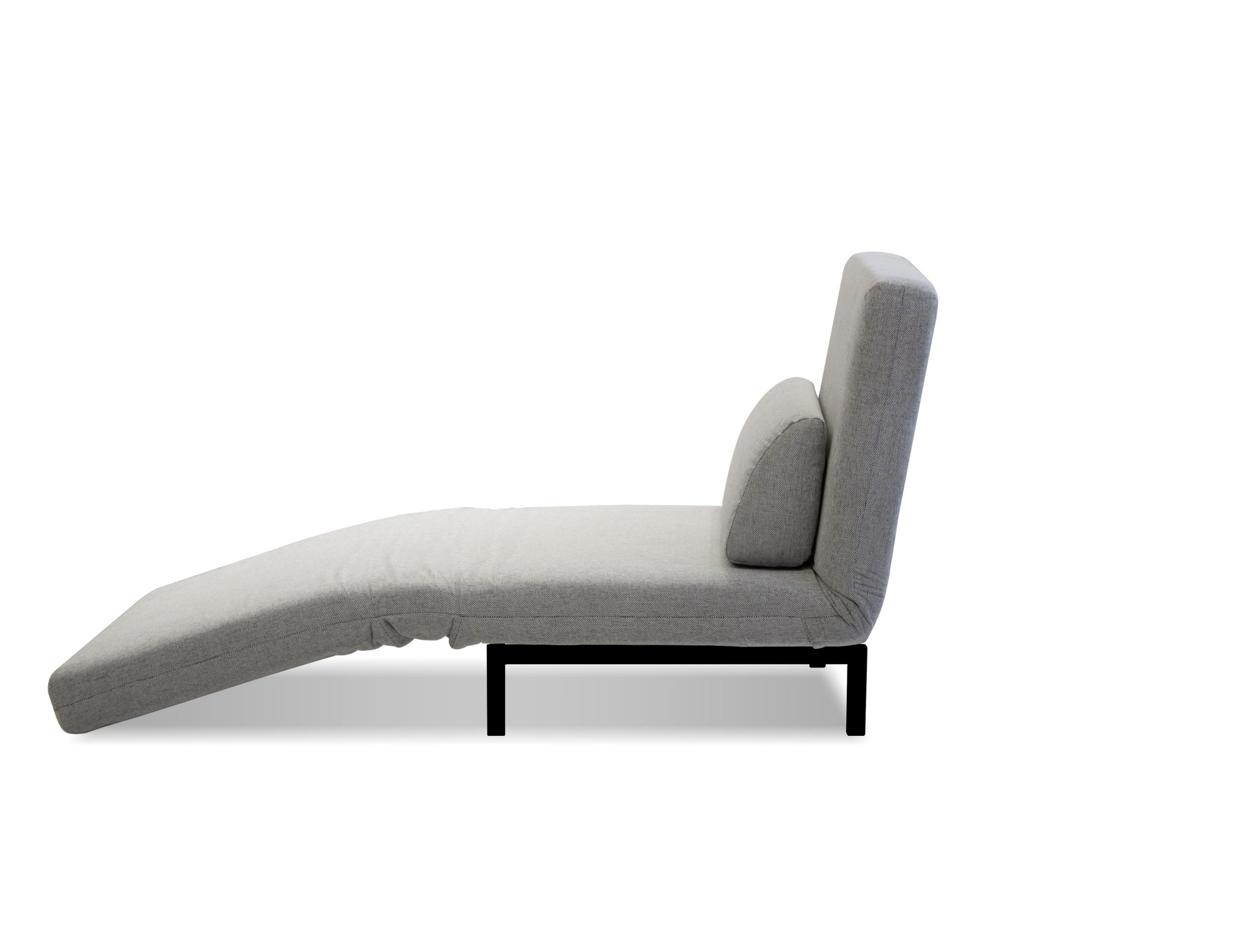 ISO Tweed Swivel Chair Bed Black Legs 5 ISO Tweed Swivel Chair Bed Black Legs - Image 5