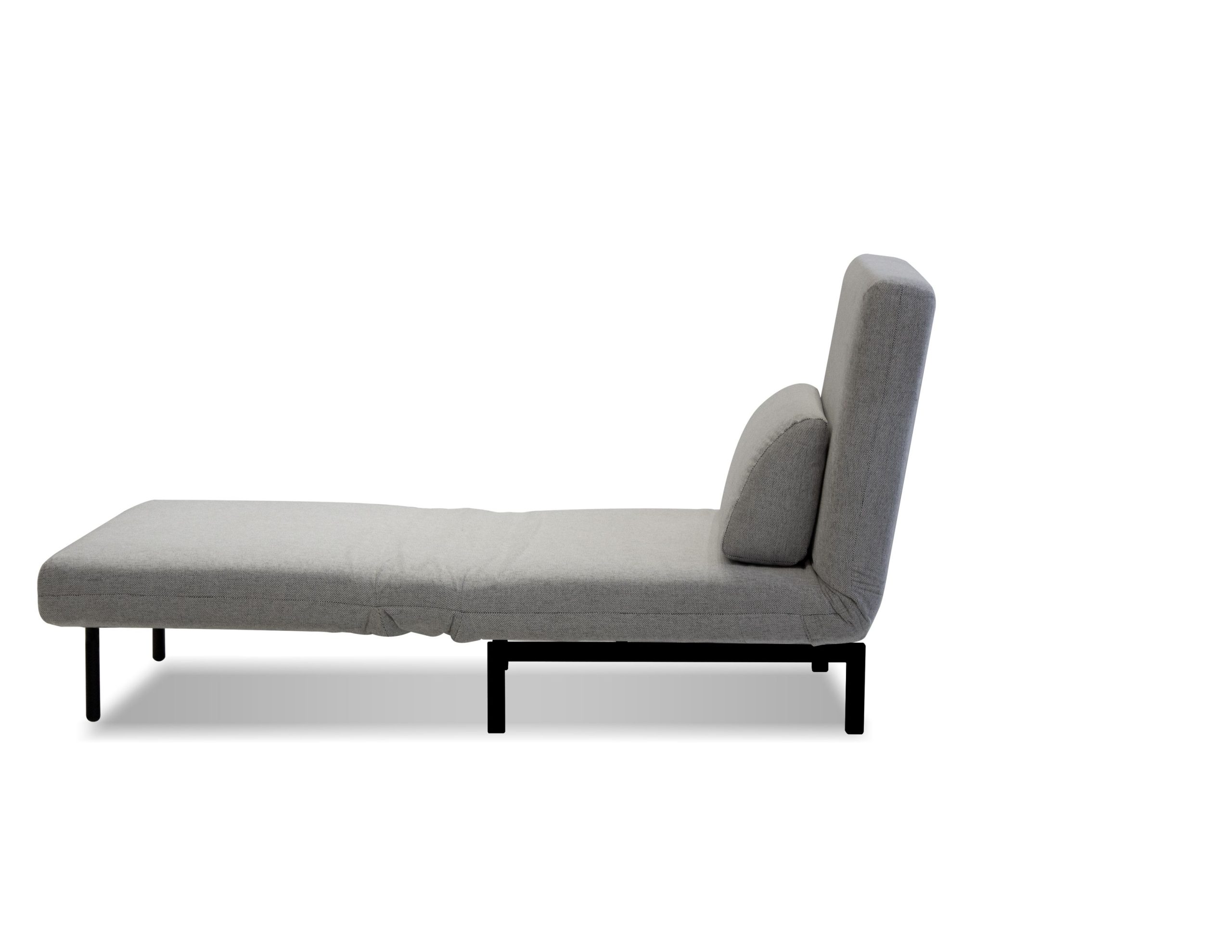 ISO Tweed Swivel Chair Bed Black Legs 6 ISO Tweed Swivel Chair Bed Black Legs - Image 6