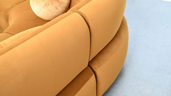 ITZA Calendula Fabric Left Facing Sectional Chaise 1