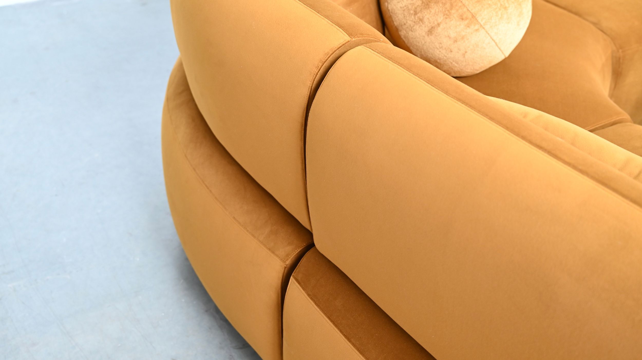 ITZA Calendula Fabric Right Facing Sectional Chaise 2 ITZA Calendula Fabric Right Facing Sectional Chaise - Image 2