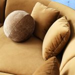 ITZA Calendula Fabric Right Facing Sectional Chaise 7 ITZA Calendula Fabric Right Facing Sectional Chaise