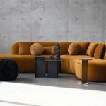 ITZA Calendula Fabric Right Facing Sectional Chaise 8 ITZA Calendula Fabric Right Facing Sectional Chaise
