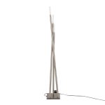 Icicle Contemporary Brushed Nickel Frosted Glass Floor Lamp 21 Icicle Contemporary Brushed Nickel Frosted Glass Floor Lamp