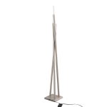 Icicle Contemporary Brushed Nickel Frosted Glass Floor Lamp 22 Icicle Contemporary Brushed Nickel Frosted Glass Floor Lamp