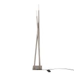 Icicle Contemporary Brushed Nickel Frosted Glass Floor Lamp 23 Icicle Contemporary Brushed Nickel Frosted Glass Floor Lamp