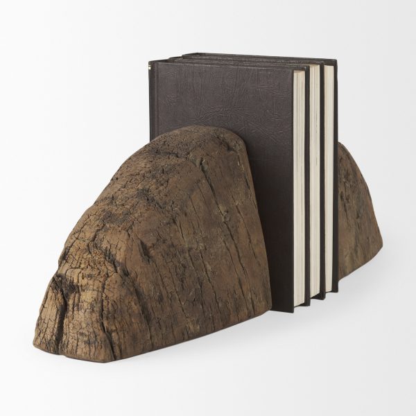 Incana Handmade Reclaimed Wooden Bookends 3