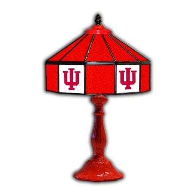 Indiana University 21-inch Glass Lamp