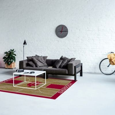 Indiana University 4x6 Courtside Rug