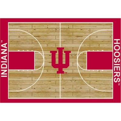 Indiana University 8x11 Courtside Rug