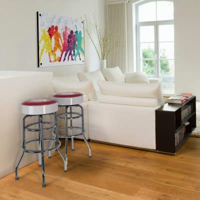 Indiana University Chrome Bar Stool