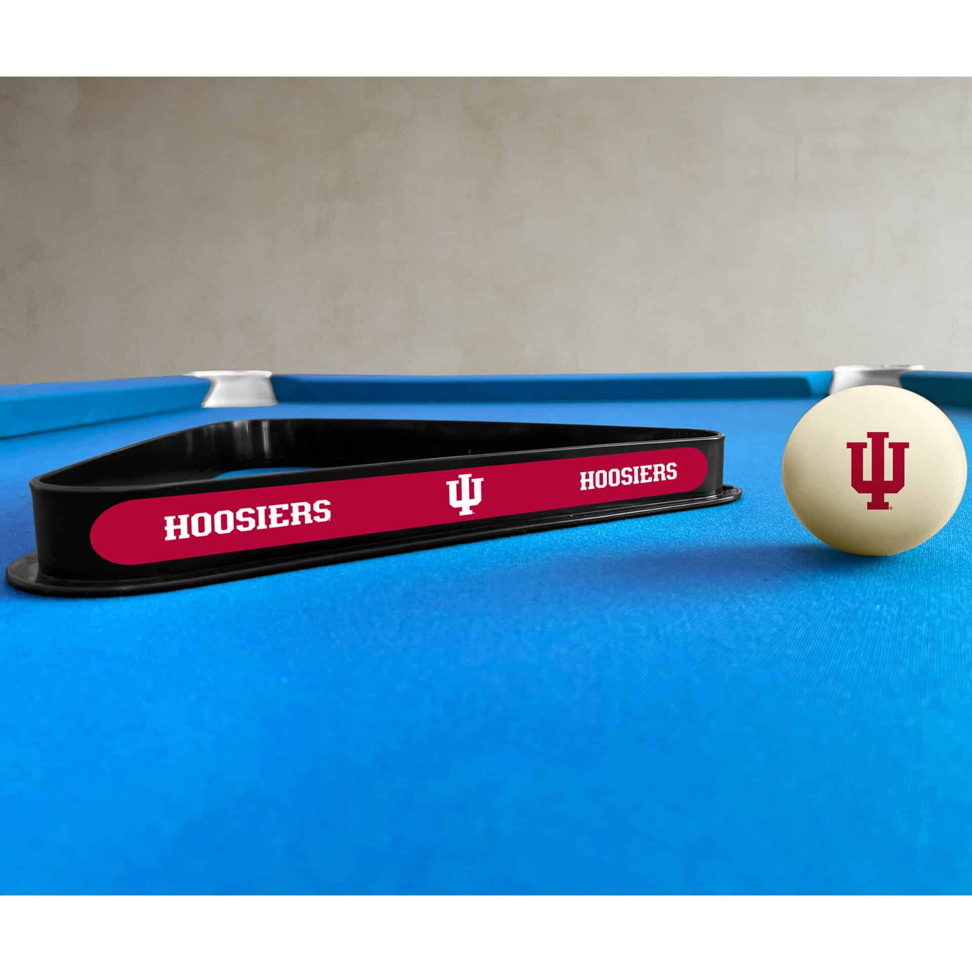 Indiana University Cue Ball & Ball Rack 2 Indiana University Cue Ball & Ball Rack - Image 2
